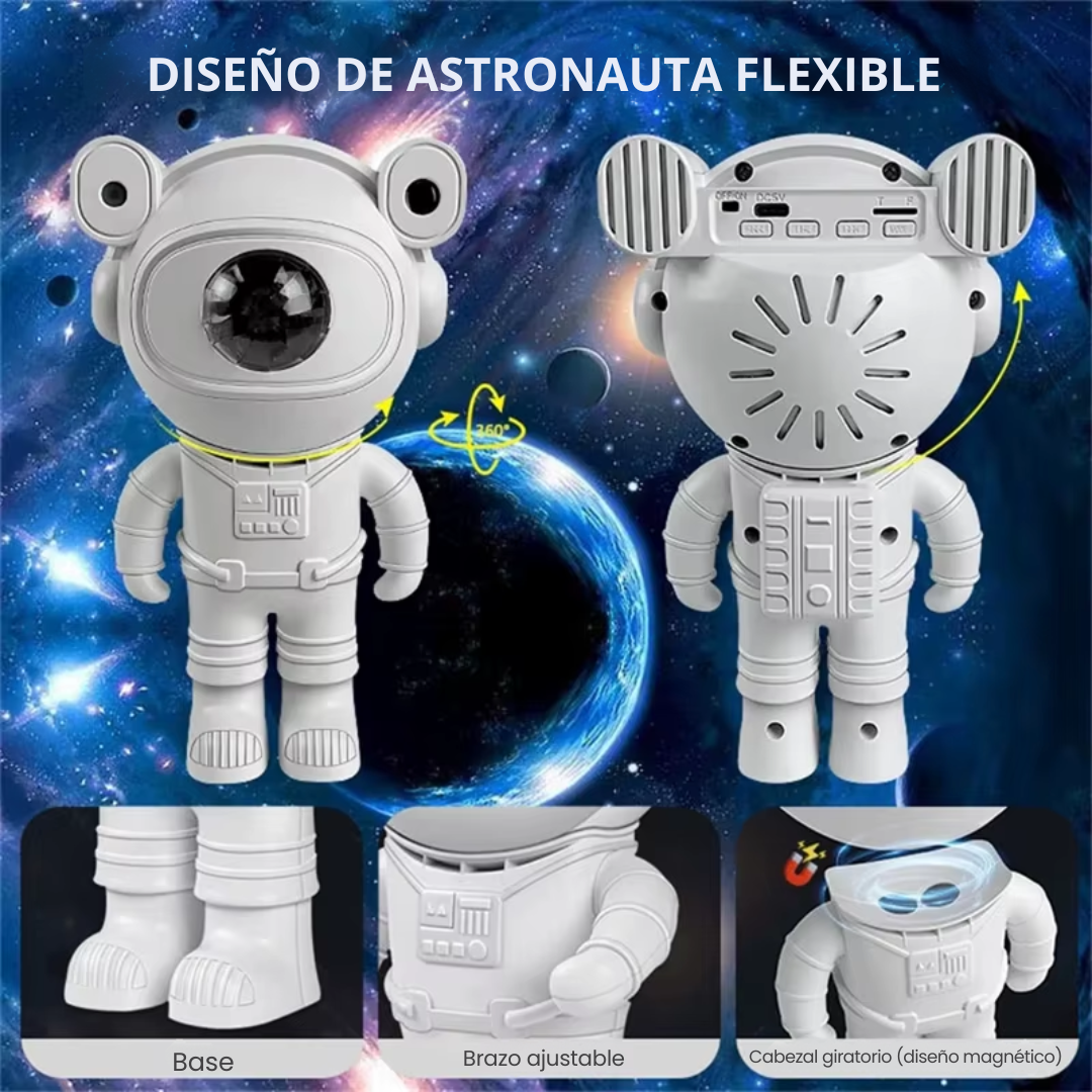 Astronauta Proyector de Estrellas Luna Galaxia con Control