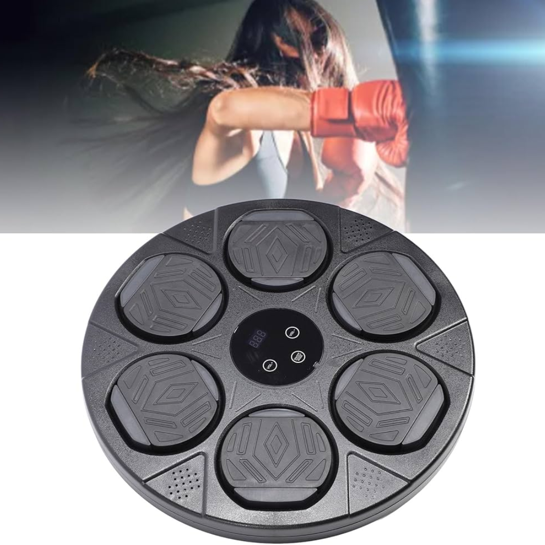 Tablero de Boxeo de Pared para Adultos Bluetooth + Guantes Gym