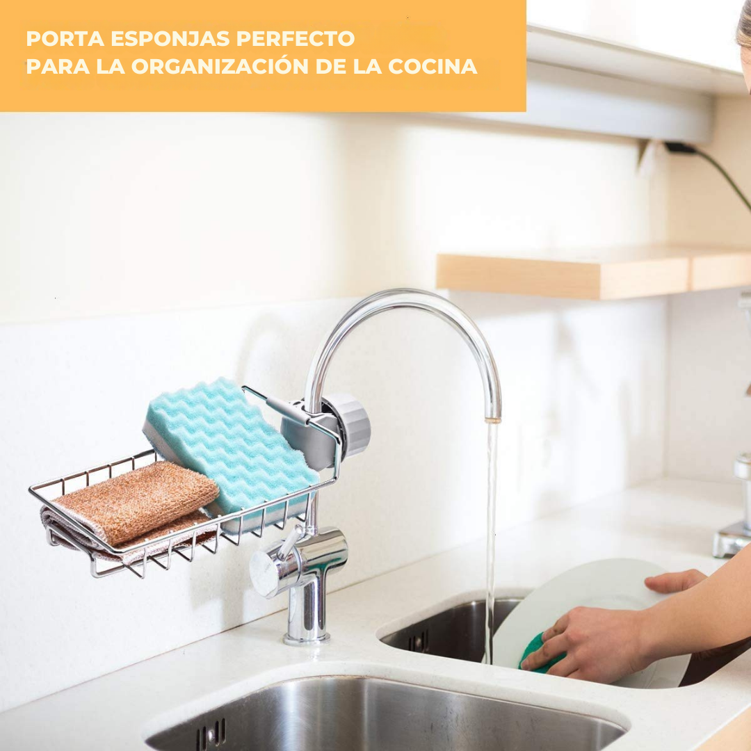 Soporte Escurridor de Cocina Lavaplatos Esponja M2408-24