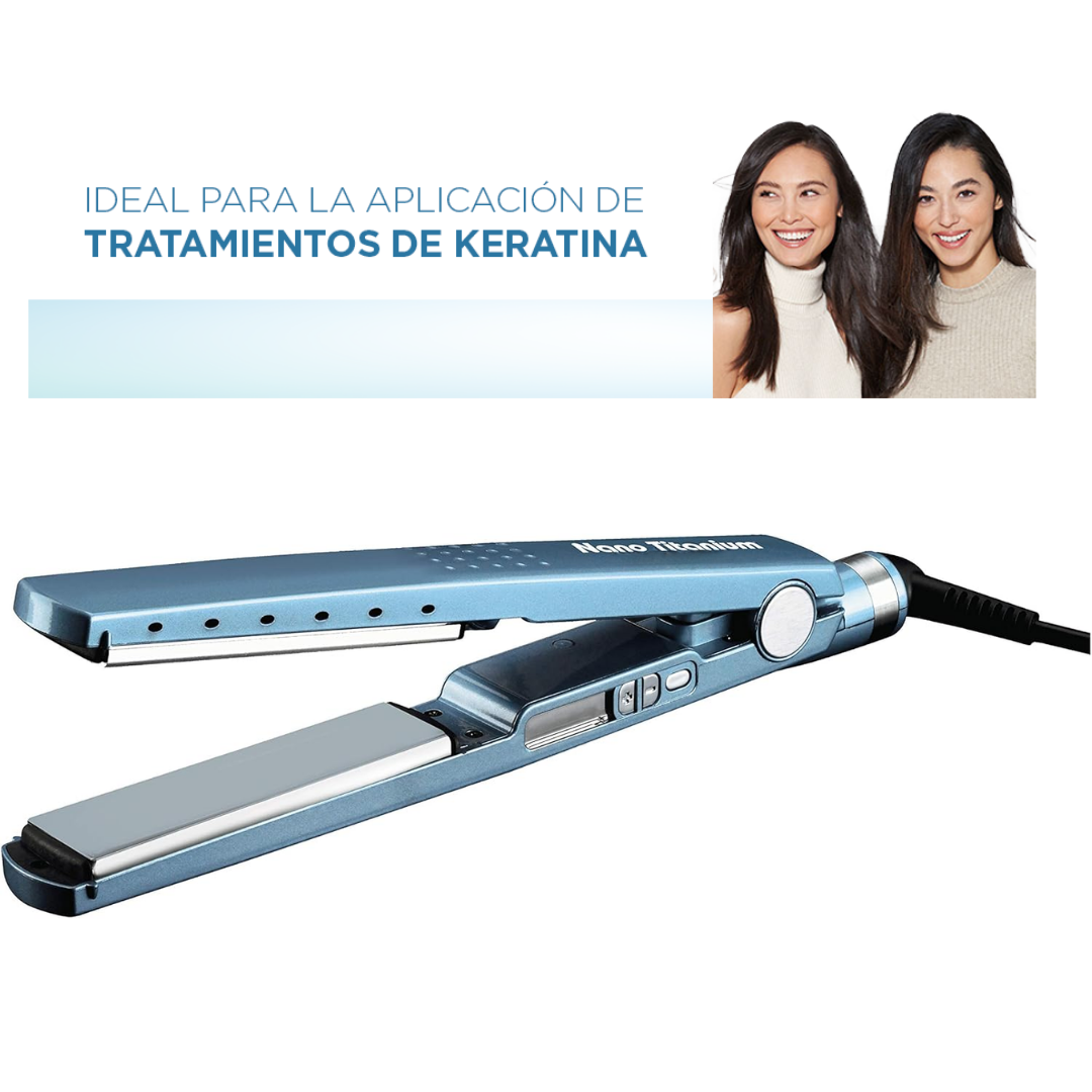 Plancha Alisadora de Cabello 450°F Nano Titanium