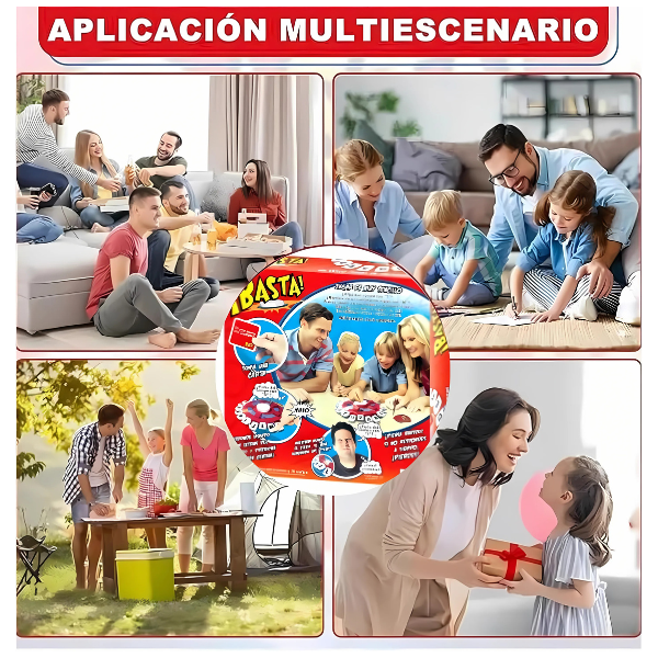 Basta Juego de Mesa Familiar Piensa Rápido