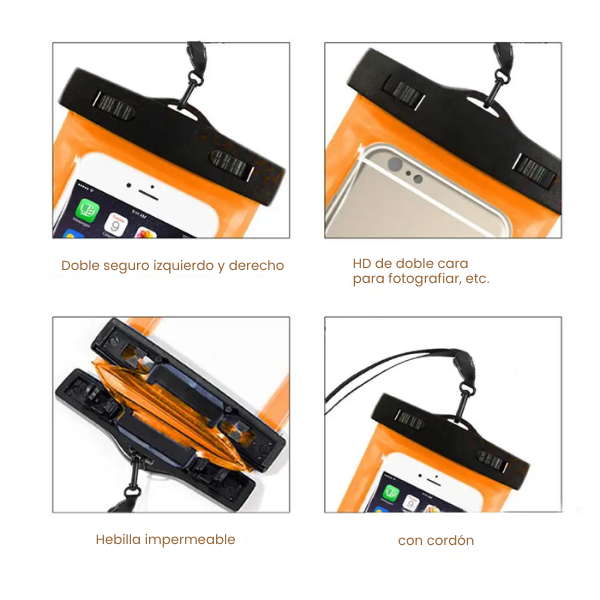 Funda Impermeable para Celular Estuche Sumergible
