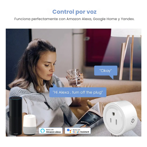 Enchufe Inteligente Wifi Alexa Google Home Smart Plug Temporizador