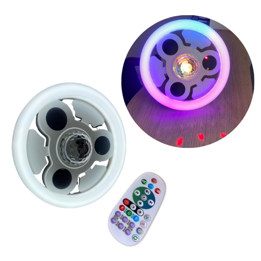 Bombillo Parlante Discoteca Audio rítmico Bluetooth RGB