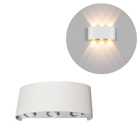 Lámpara Pared Decorativa Ojo de Lupa 6W 3000K Luz Cálida