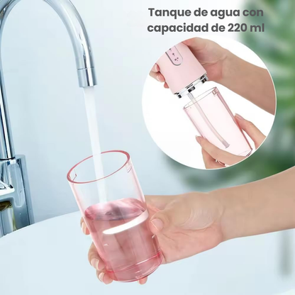 Irrigador Bucal Portátil Recargable Limpieza Dental