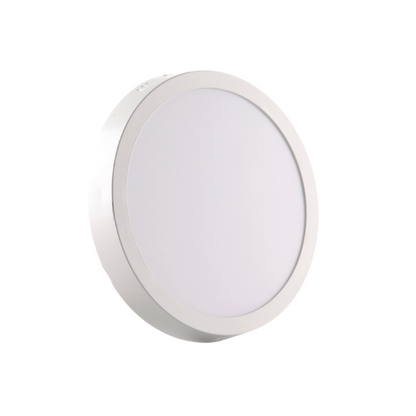 Panel Led Sobreponer Redondo 12w Luz Blanca