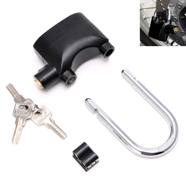 Candado de Seguridad con Alarma para Motocicleta Impermeable: