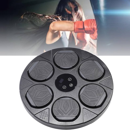 Tablero de Boxeo de Pared para Adultos Bluetooth + Guantes Gym