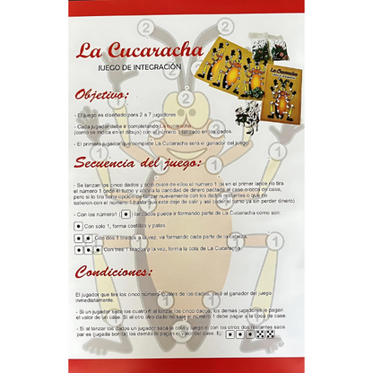 La Cucaracha Juego de Mesa Integración Familiar