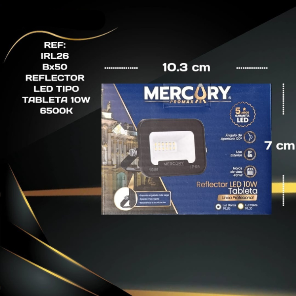 Reflector Led 10w Luz Blanca