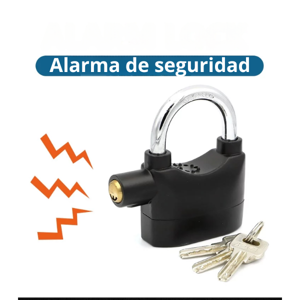 Candado de Seguridad con Alarma para Motocicleta Impermeable: