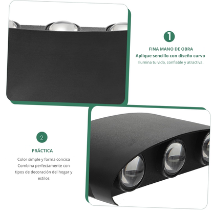 Lámpara De Pared Decorativa Ojo De Lupa 6w