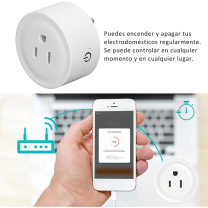 Enchufe Inteligente Wifi Alexa Google Home Smart Plug Temporizador