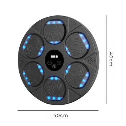Tablero de Boxeo de Pared para Adultos Bluetooth + Guantes Gym