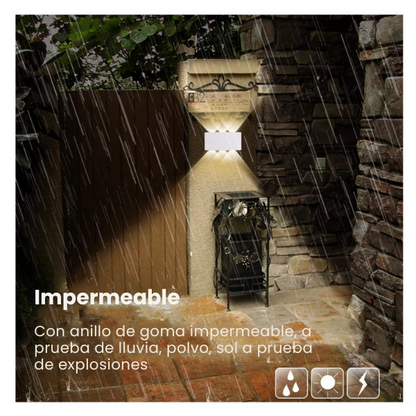 Lámpara Pared Decorativa Ojo de Lupa 6W 3000K Luz Cálida