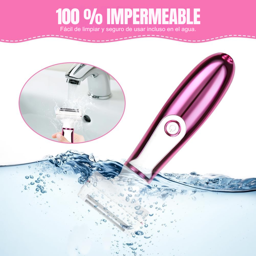 Depiladora Eléctrica Corporal 4 en 1 Kemei Mujer Recargable