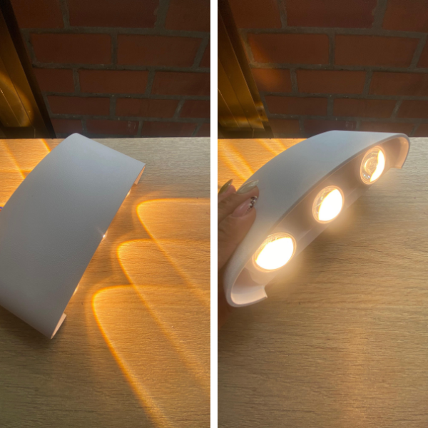 Lámpara Pared Decorativa Ojo de Lupa 6W 3000K Luz Cálida