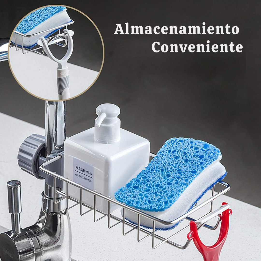 Soporte Escurridor de Cocina Lavaplatos Esponja M2408-24